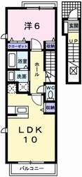 御着駅 徒歩23分 2階の物件間取画像